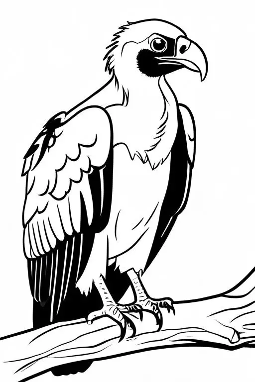 Vulture Coloring Page 25 for Kids