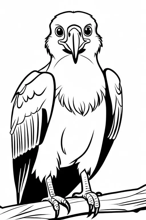 Vulture Coloring Page 26 for Kids