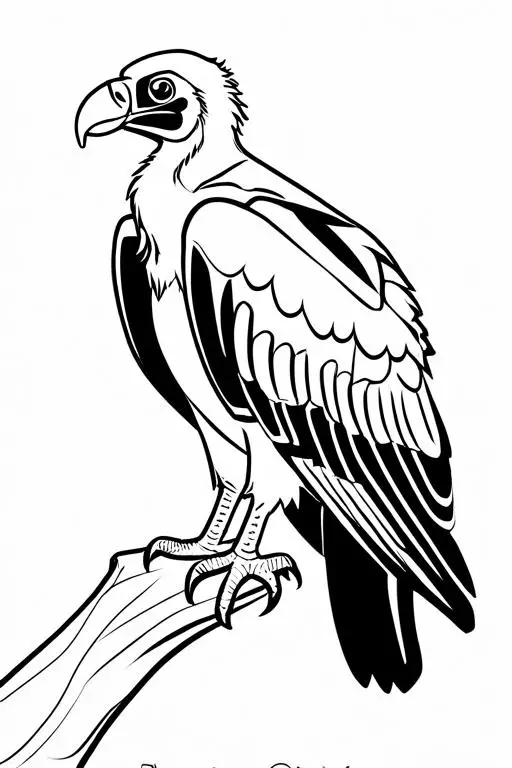 Vulture Coloring Page 29 for Kids