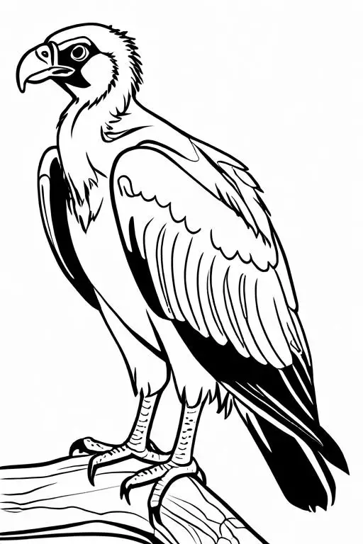 Vulture Coloring Page 30 for Kids