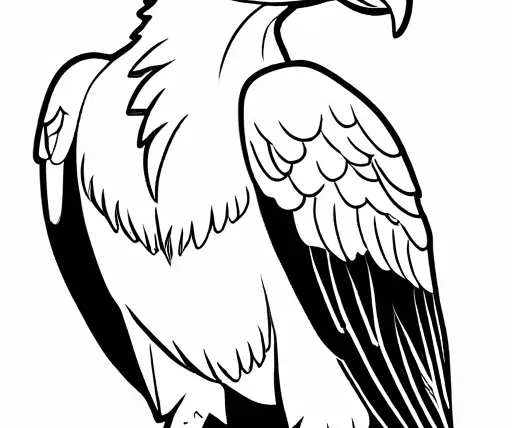 10 Vulture Coloring Pages For Kids