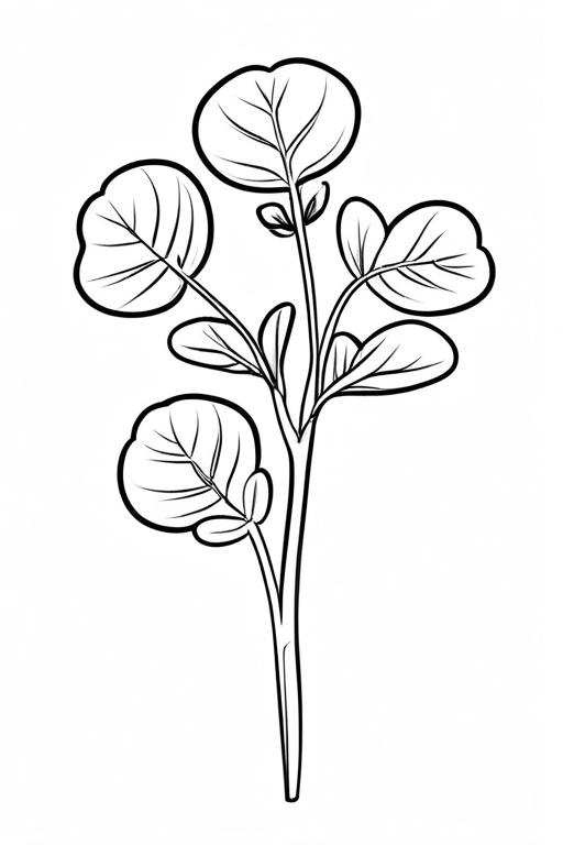 Watercress Coloring Page 11 for Kids