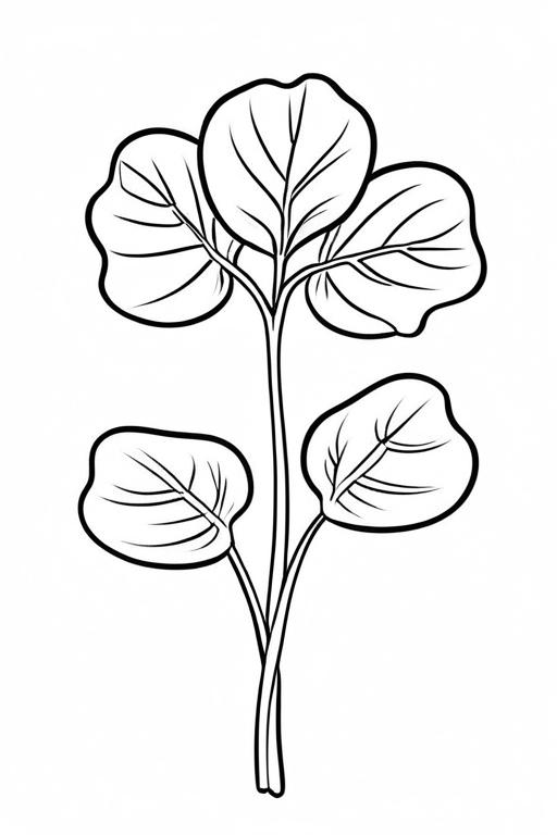 Watercress Coloring Page 18 for Kids