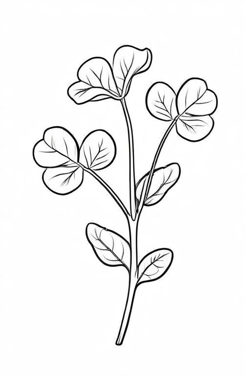 Watercress Coloring Page 21 for Kids