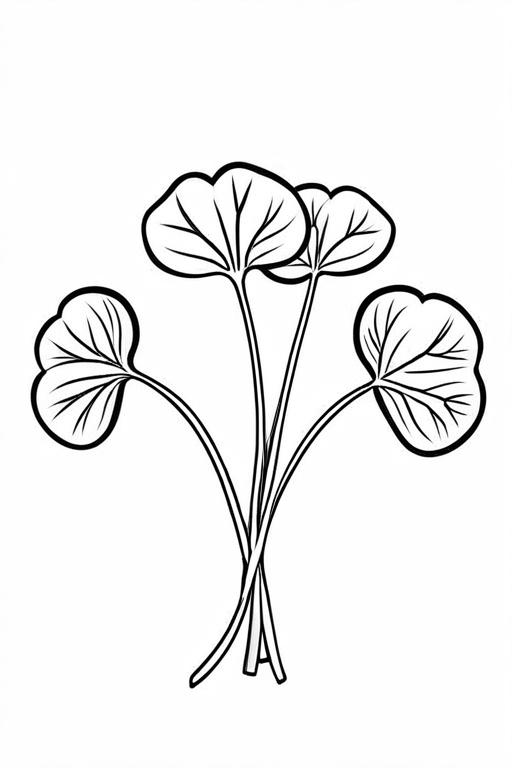 Watercress Coloring Page 23 for Kids