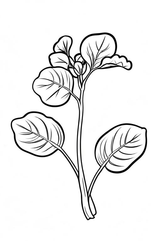 Watercress Coloring Page 24 for Kids