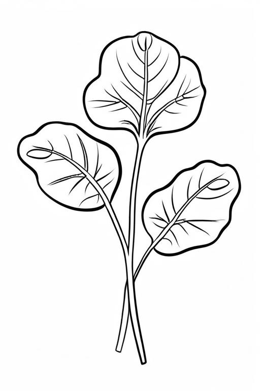 Watercress Coloring Page 3 for Kids