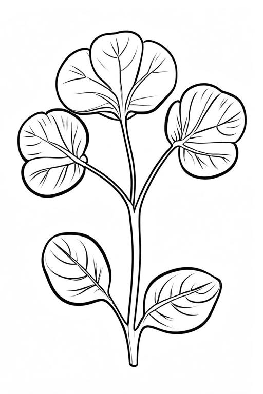 Watercress Coloring Page 7 for Kids