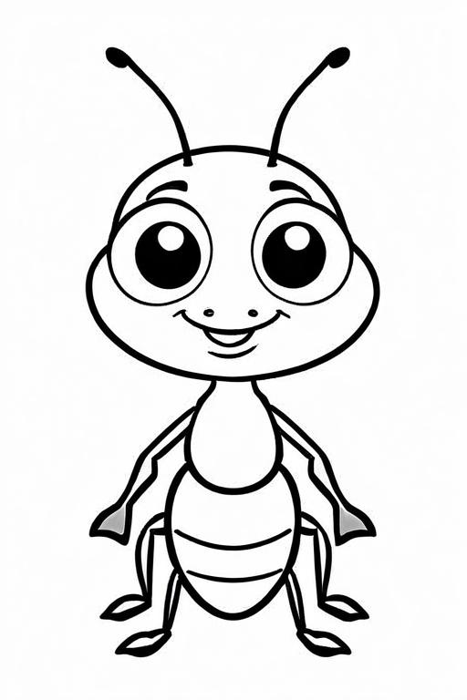 Ant Coloring Page 30 for Kids