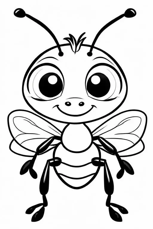 Ant Coloring Page 37 for Kids