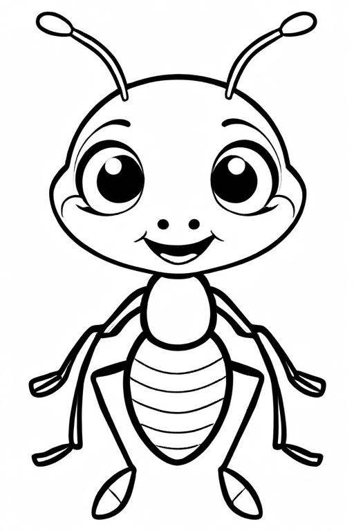 Ant Coloring Page 39 for Kids