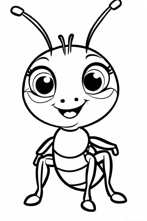 Ant Coloring Page 5 for Kids