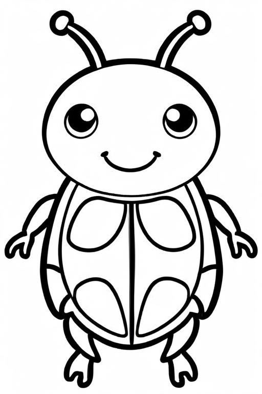 Beetle Coloring Page 20 for Kids