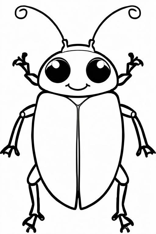 Beetle Coloring Page 22 for Kids