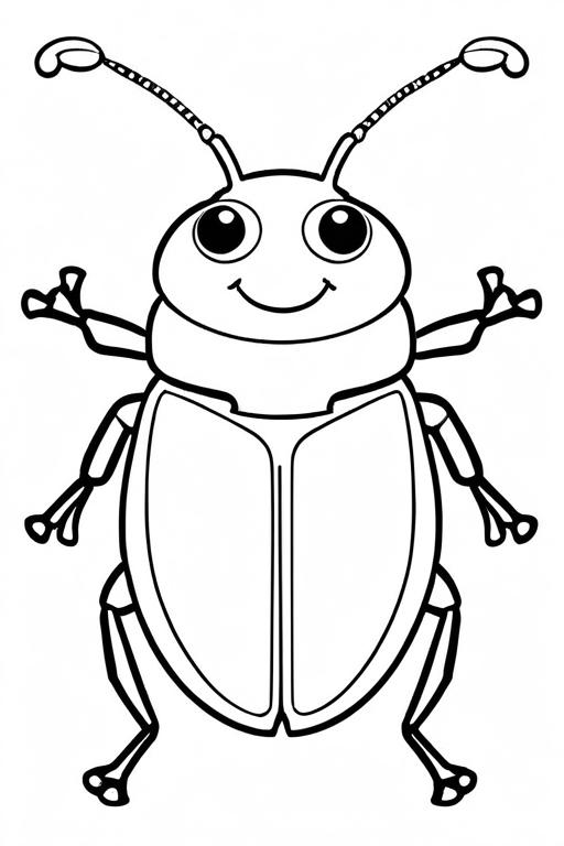 Beetle Coloring Page 27 for Kids