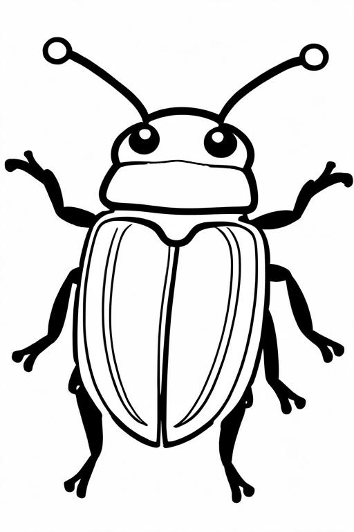 Beetle Coloring Page 29 for Kids