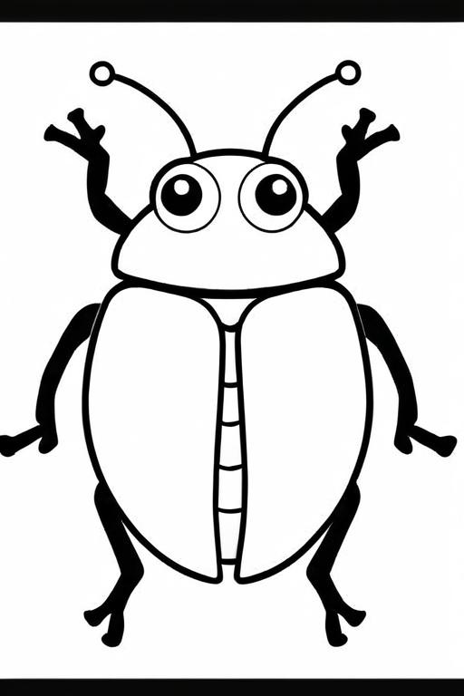 Beetle Coloring Page 36 for Kids