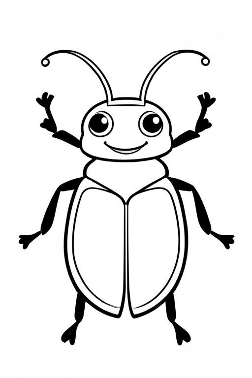 Beetle Coloring Page 39 for Kids