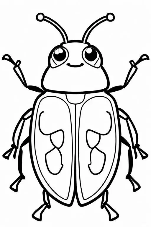 Beetle Coloring Page 51 for Kids