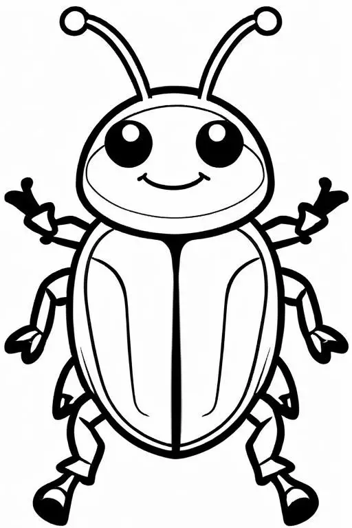 Beetle Coloring Page 57 for Kids