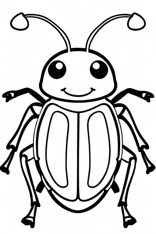 Beetle Coloring Page 59 for Kids