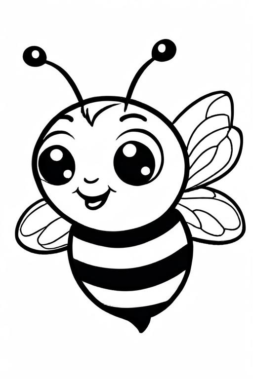 Bumblebee Coloring Page 10 for Kids