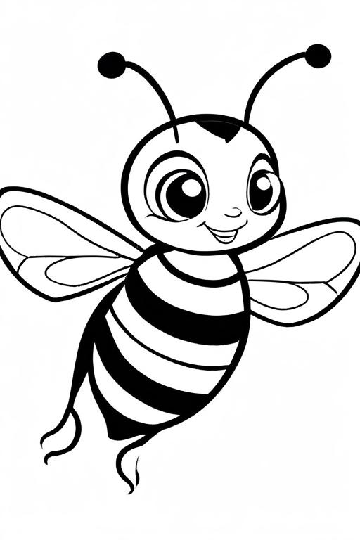 Bumblebee Coloring Page 11 for Kids