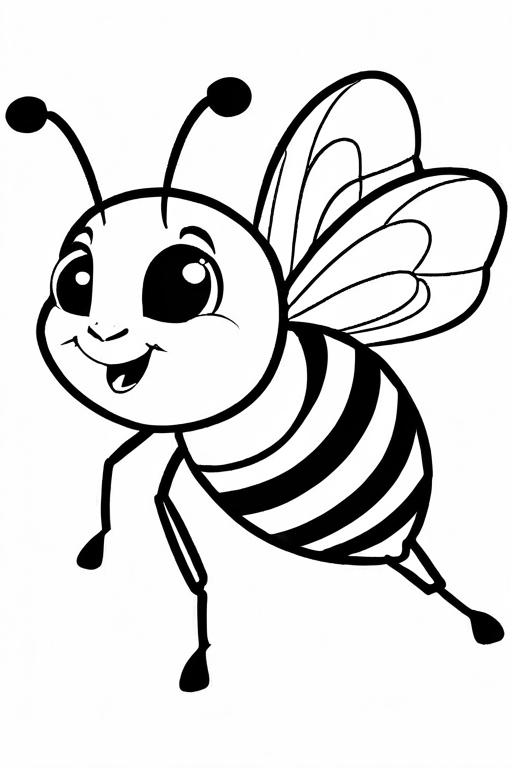 Bumblebee Coloring Page 14 for Kids