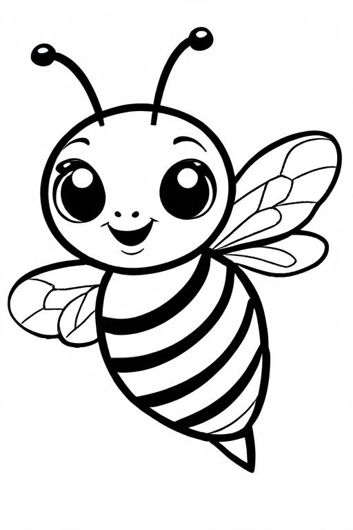 Bumblebee Coloring Page 15 for Kids