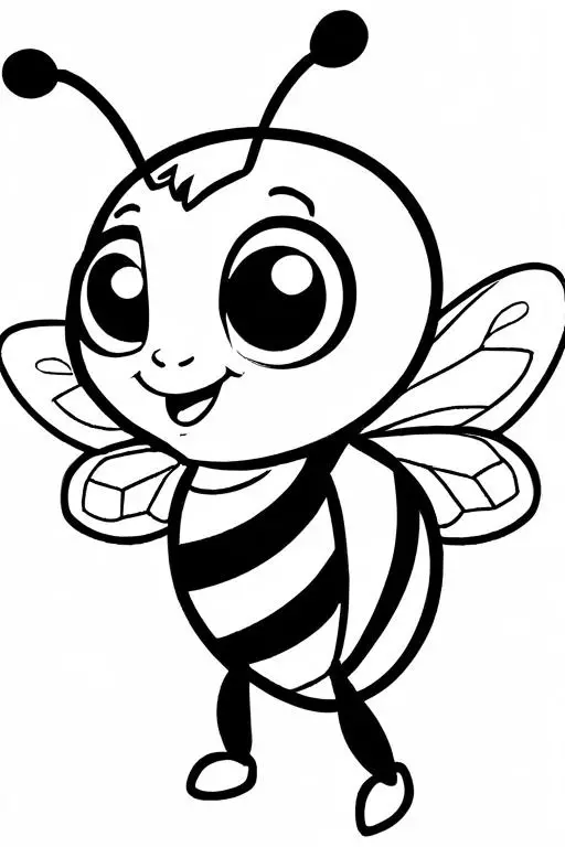 Bumblebee Coloring Page 16 for Kids