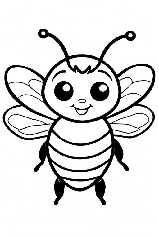 Bumblebee Coloring Page 17 for Kids