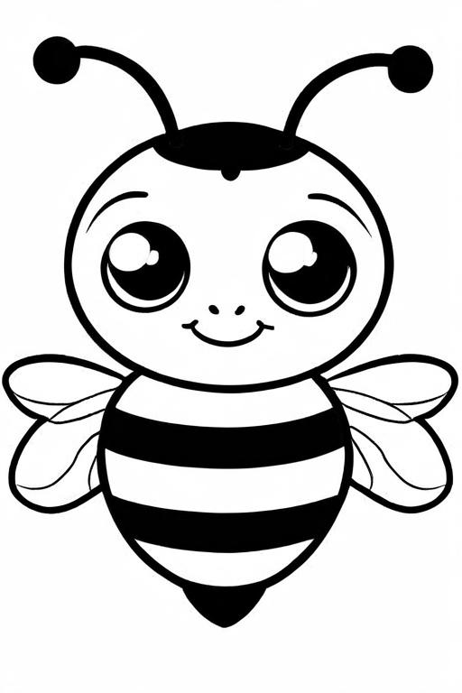 Bumblebee Coloring Page 18 for Kids