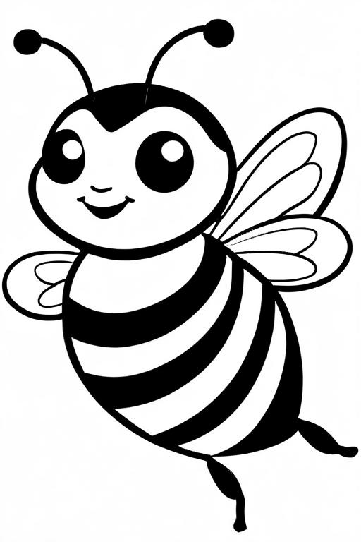 Bumblebee Coloring Page 19 for Kids