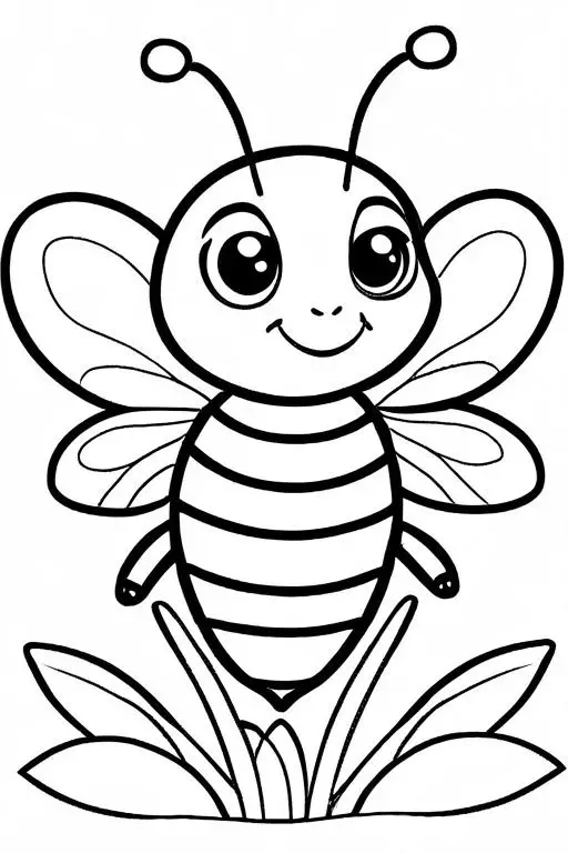 Bumblebee Coloring Page 20 for Kids