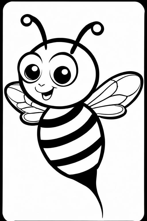 Bumblebee Coloring Page 24 for Kids