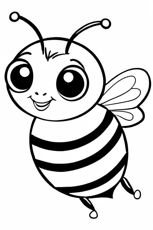 Bumblebee Coloring Page 25 for Kids