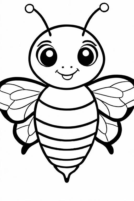 Bumblebee Coloring Page 29 for Kids