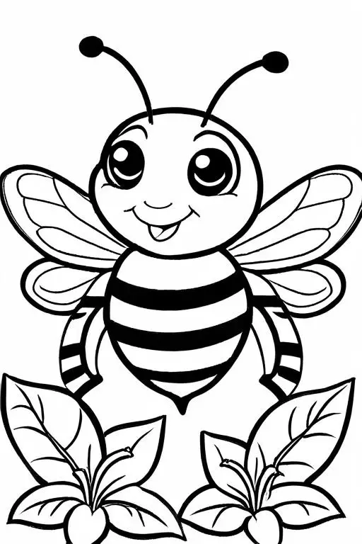 Bumblebee Coloring Page 30 for Kids