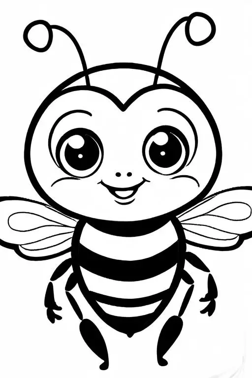 Bumblebee Coloring Page 32 for Kids