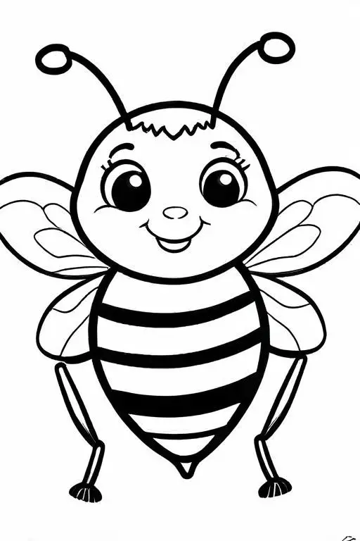 Bumblebee Coloring Page 33 for Kids