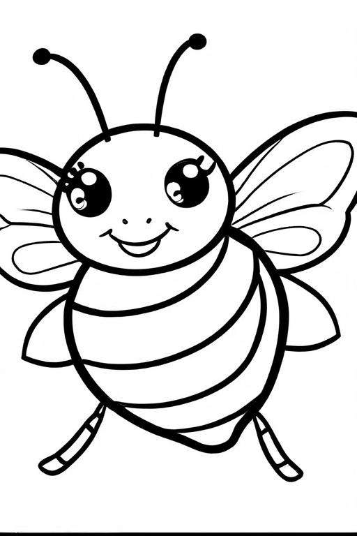 Bumblebee Coloring Page 34 for Kids