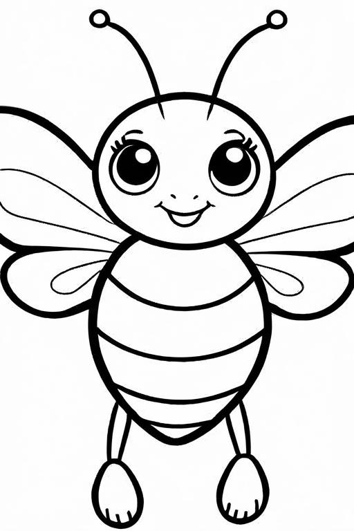 Bumblebee Coloring Page 36 for Kids