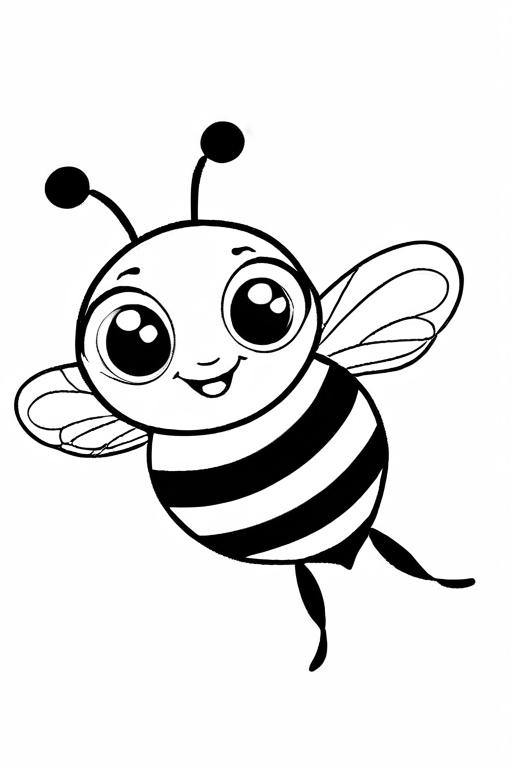 Bumblebee Coloring Page 5 for Kids