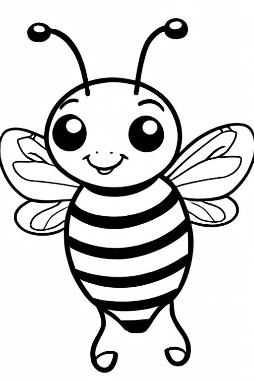 Bumblebee Coloring Page 8 for Kids