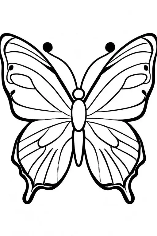 Butterfly Coloring Page 35 for Kids