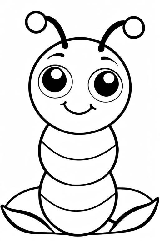 Caterpillar Coloring Page 12 for Kids