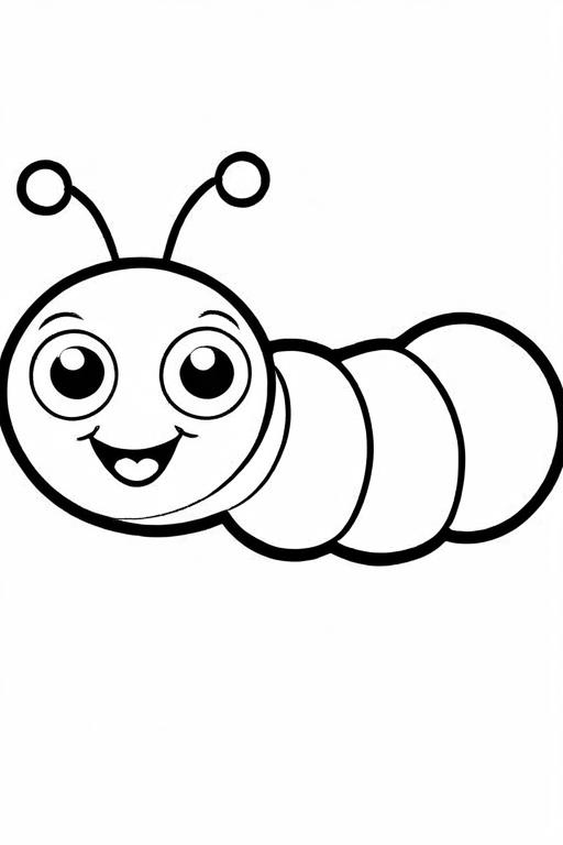 Caterpillar Coloring Page 15 for Kids