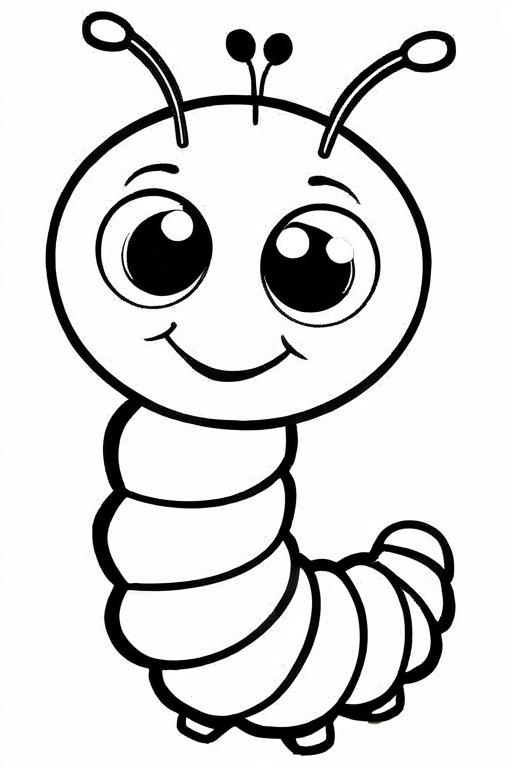 Caterpillar Coloring Page 16 for Kids