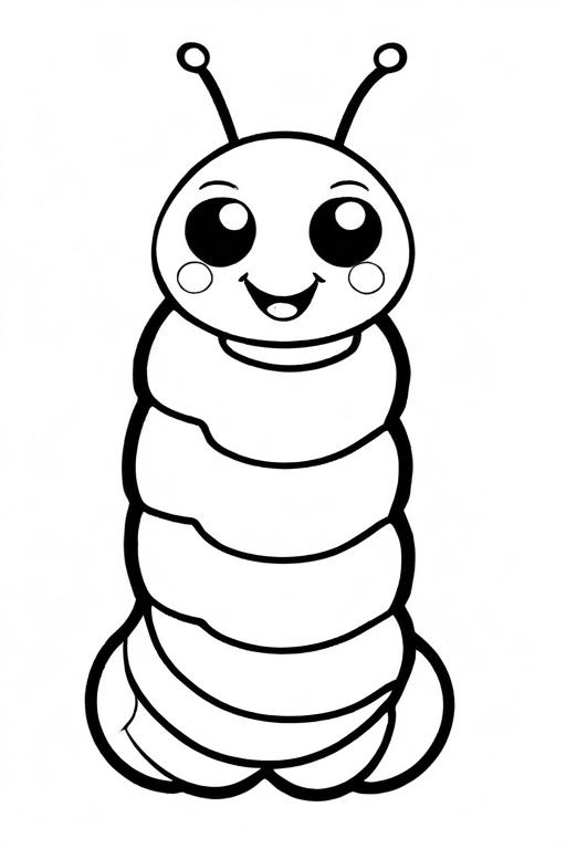 Caterpillar Coloring Page 19 for Kids