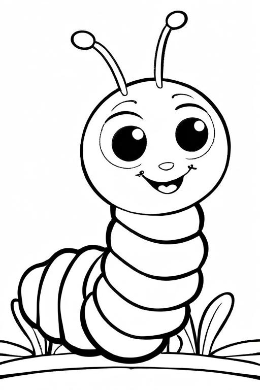 Caterpillar Coloring Page 20 for Kids